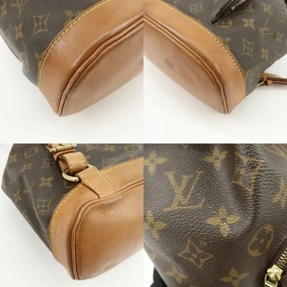Louis Vuitton Monogram Montsouris MM Backpack Brown